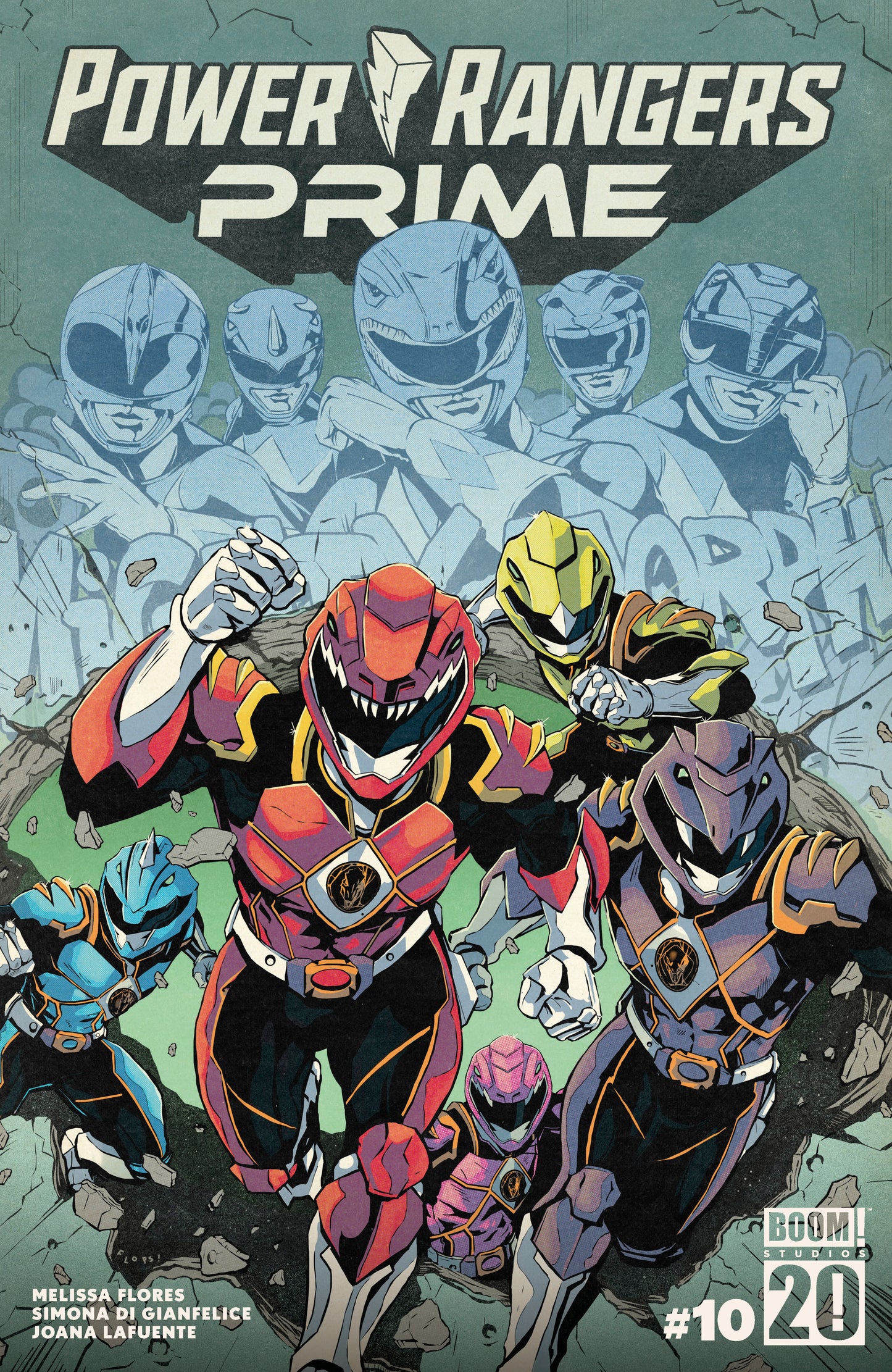Power Rangers Prime #10 BOOM! Direct Reserve Flops Convention Exclusive