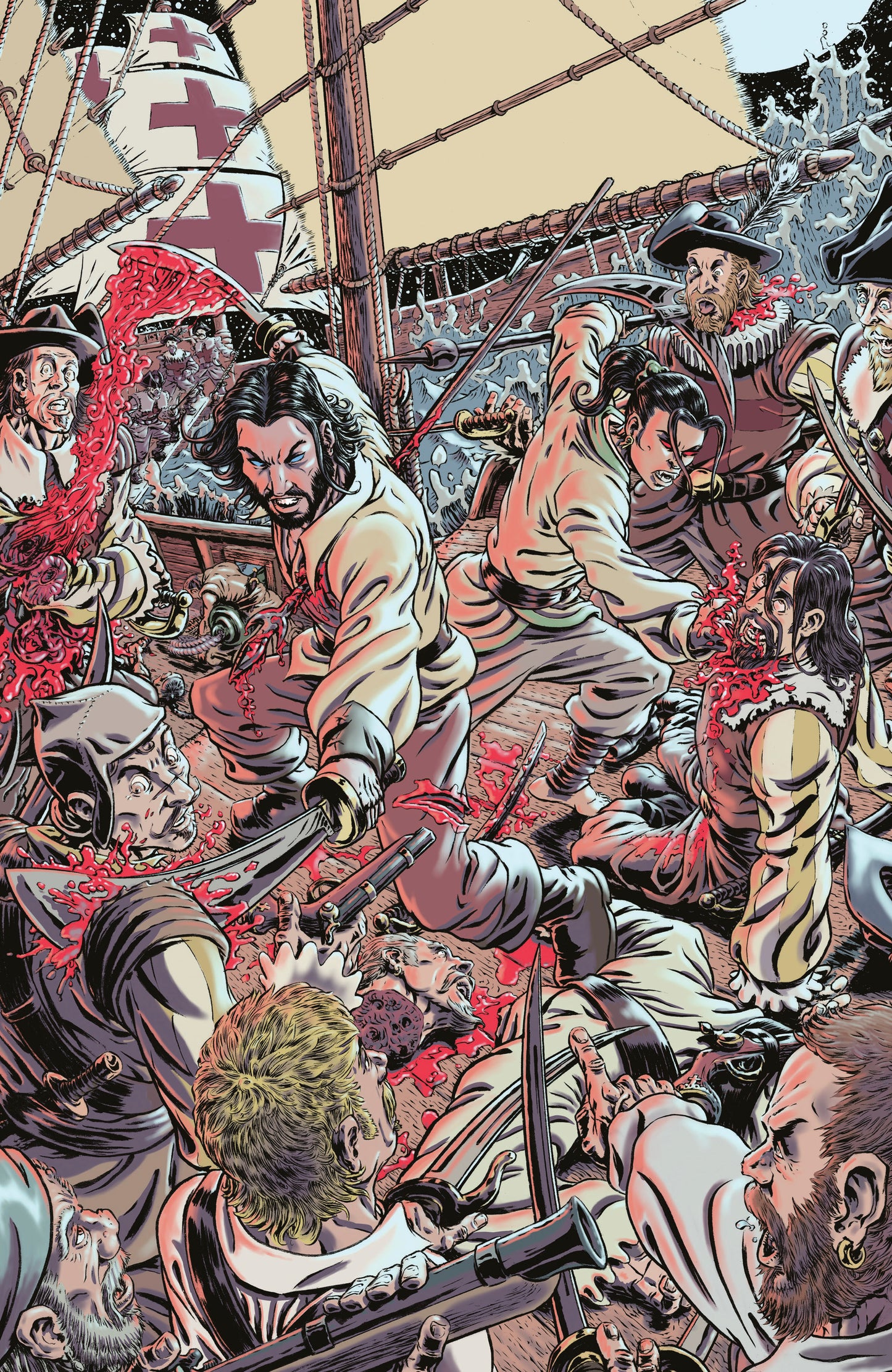 BRZRKR: The Bleeding Tide #1 BOOM! Direct Reserve Exclusive