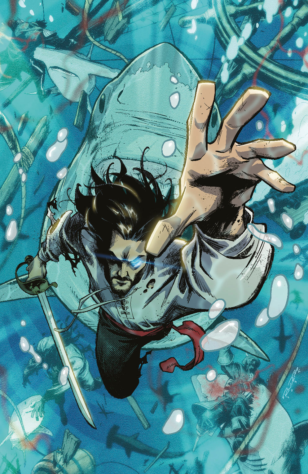 BRZRKR: The Bleeding Tide #1 1:50 INCV Foil