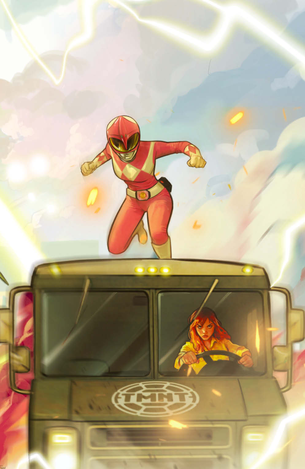 Mighty Morphin Power Rangers/ Teenage Mutant Ninja Turtles III #3 BOOM! Direct Reserve Exclusive