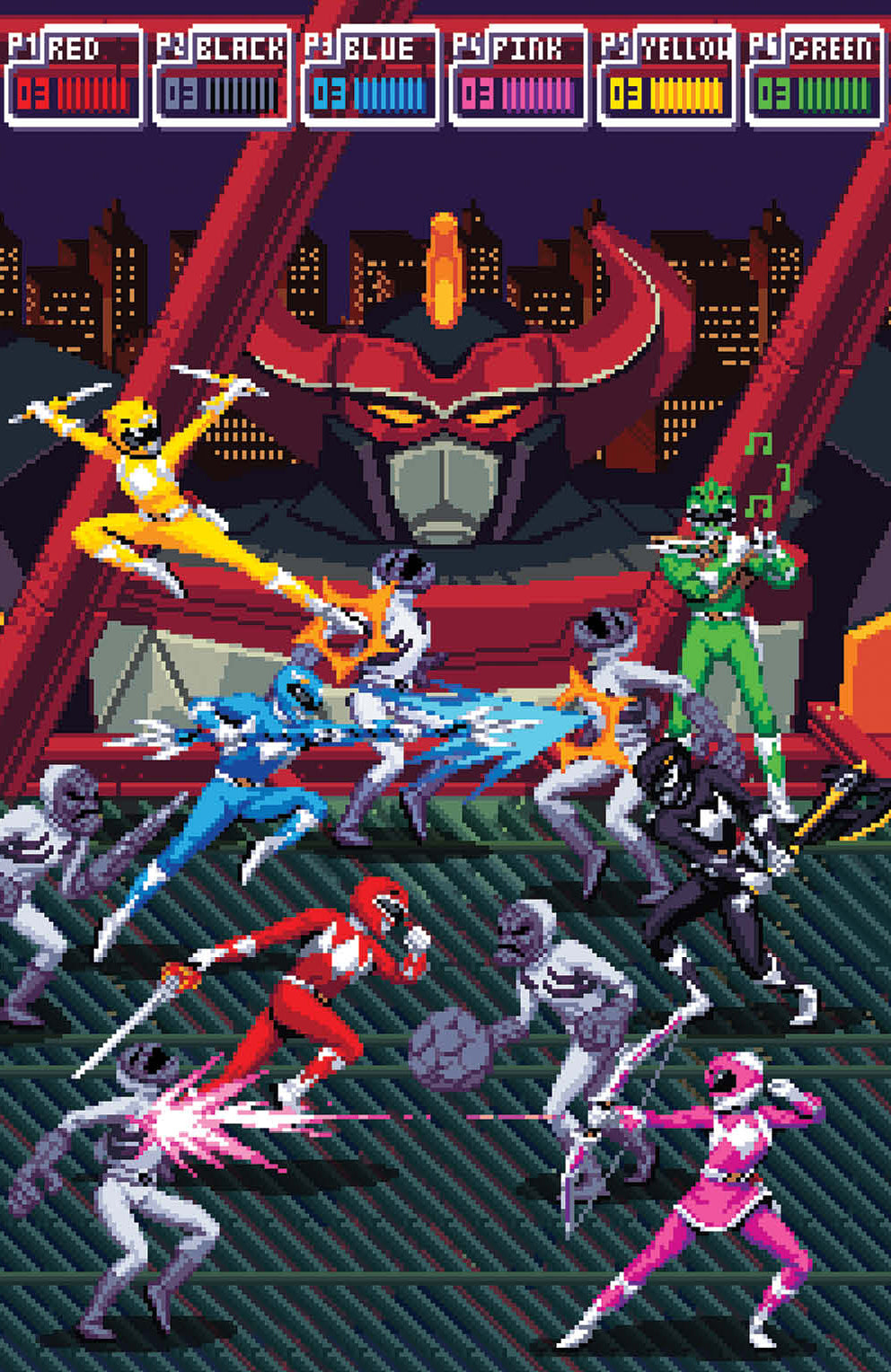 Mighty Morphin Power Rangers / Teenage Mutant Ninja Turtles II BOOM! Direct Reserve Exclusive