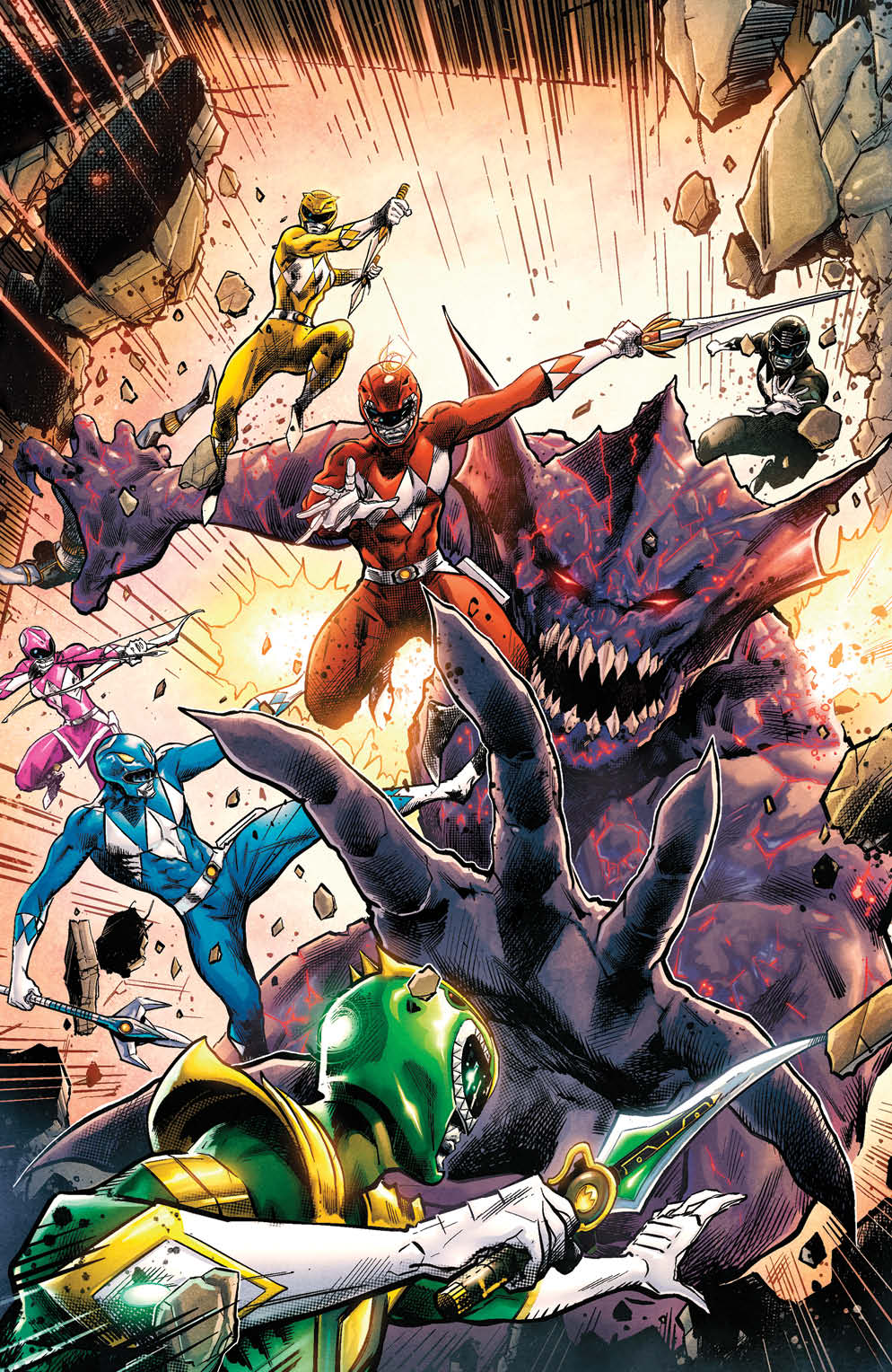 Mighty Morphin Power Rangers: Darkest Hour #1 1:25 INCV