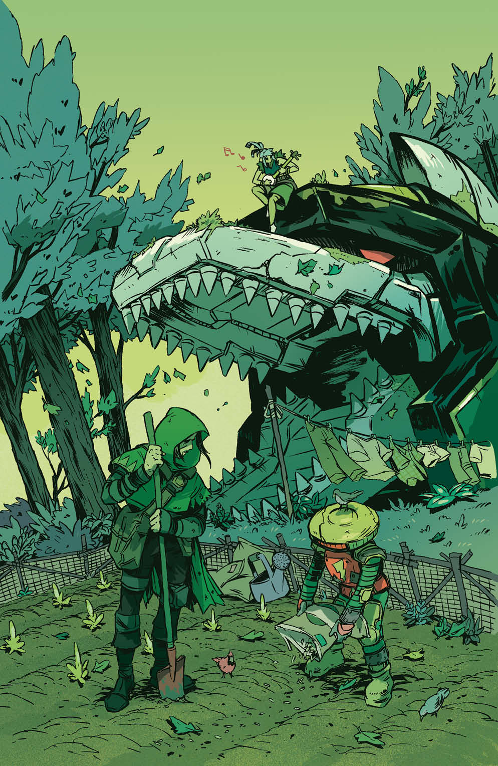 Power Rangers Green #1 1:25 INCV