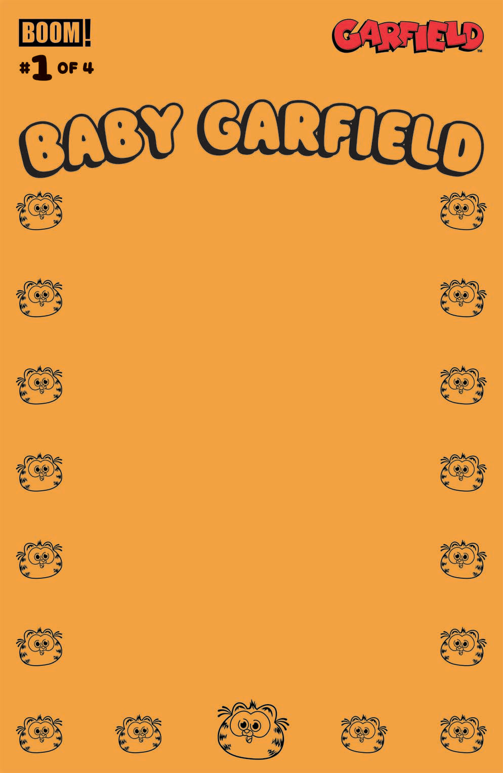 Baby Garfield #1 Orange Sketch Cover