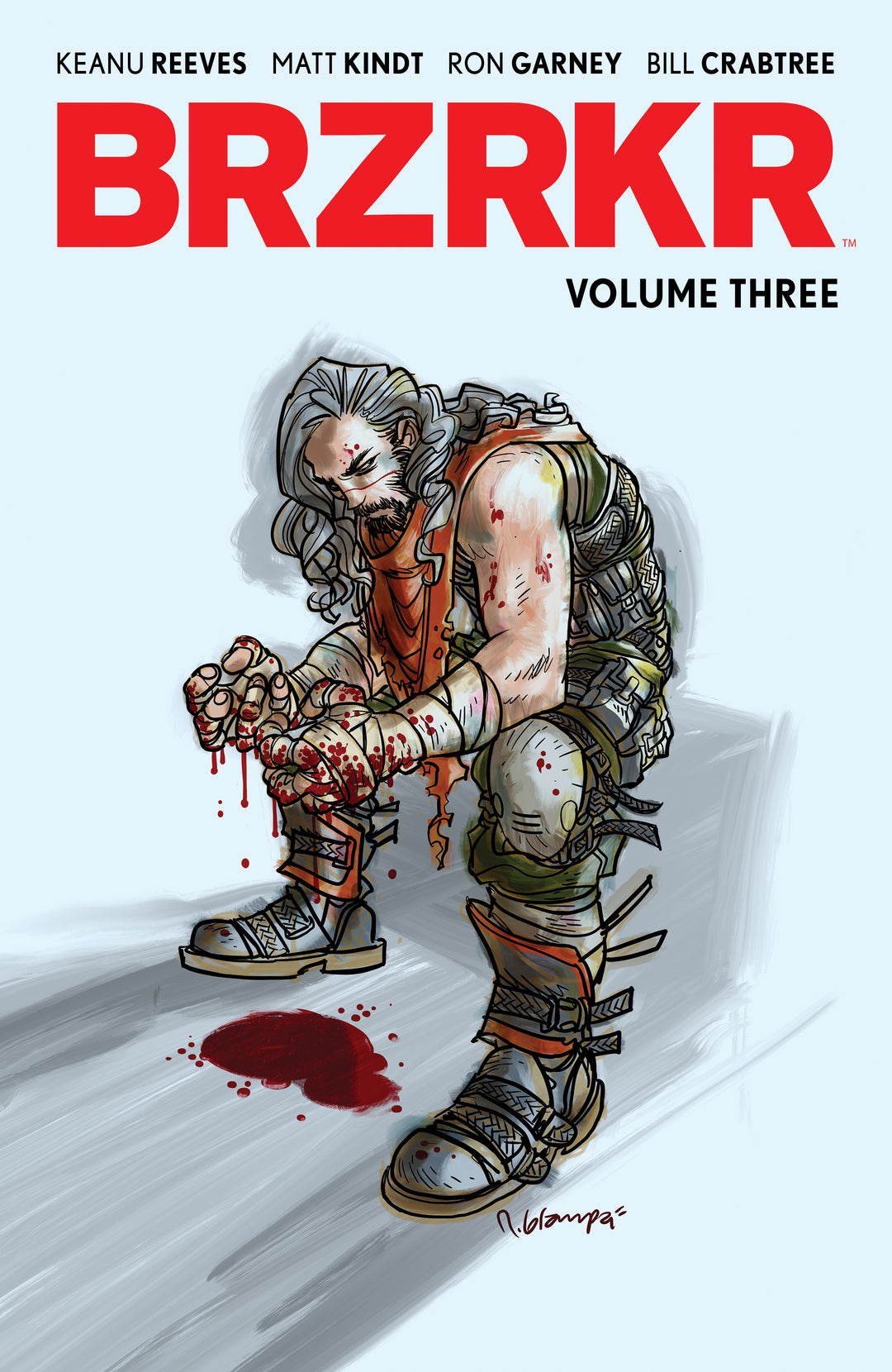 洋書 Brzrkr #3 1:100 variant BRZRKR (Berzerker) #3 Cover I 1:100 Frison Variant Boom