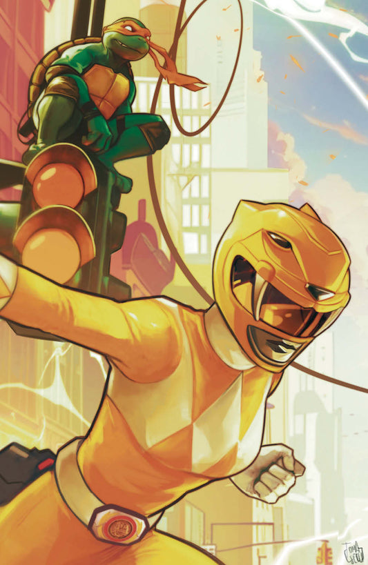 Mighty Morphin Power Rangers/ Teenage Mutant Ninja Turtles III #1 BOOM! Direct Reserve Foil Exclusive