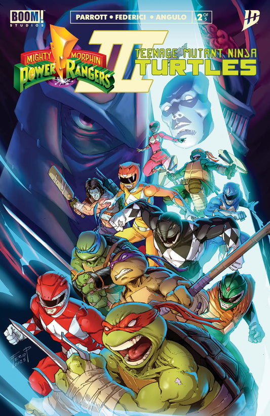 Mighty Morphin Power Rangers/ Teenage Mutant Ninja Turtles III #2 1:25 INCV