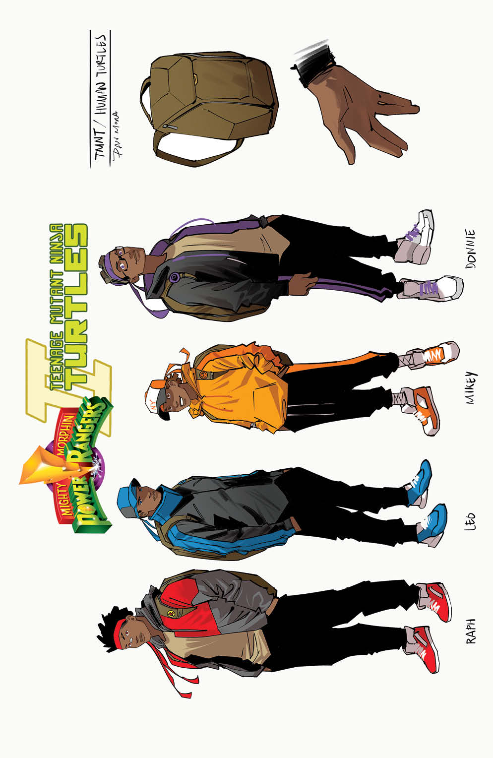 Mighty Morphin Power Rangers/ Teenage Mutant Ninja Turtles II #5 BOOM! Direct Reserve Exclusive