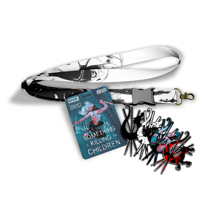 Something is Killing the Children Blind Box Pin & Lanyard Set