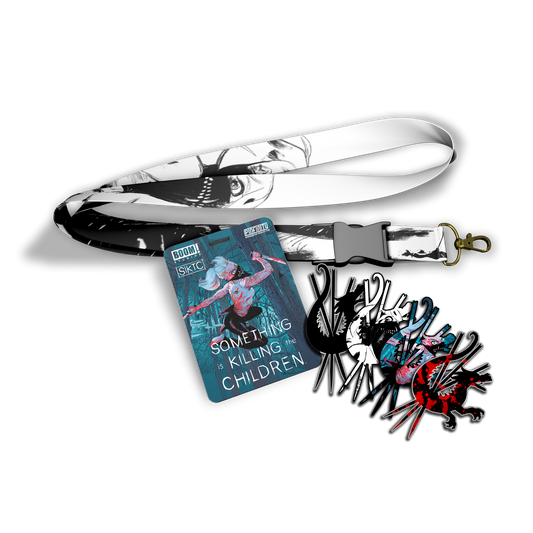 Something is Killing the Children Blind Box Pin & Lanyard Set